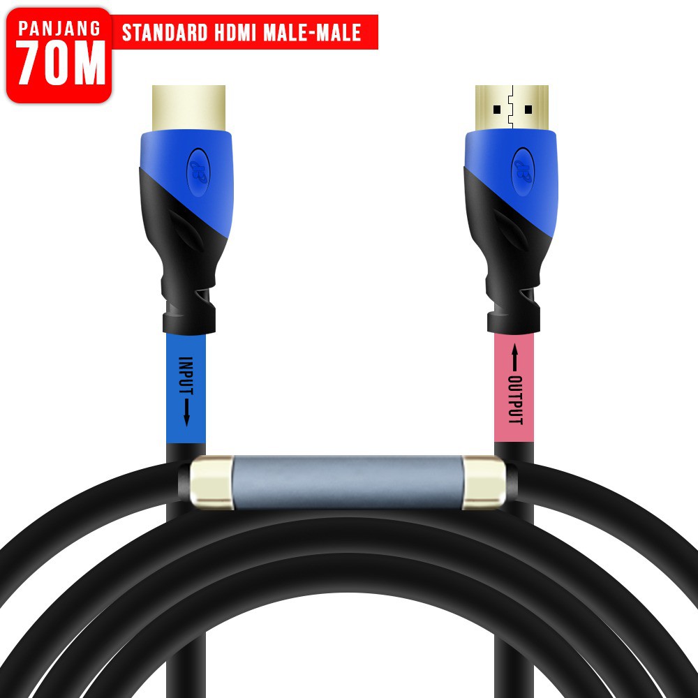 cable hdmi Bestlink 70m 4k gold 2.0 - kabel Hdtv 70 meter indobestlink