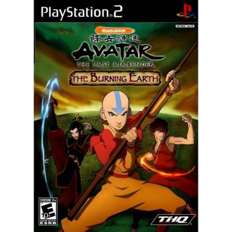 Kaset Ps2 Avatar The BURNING EARTH