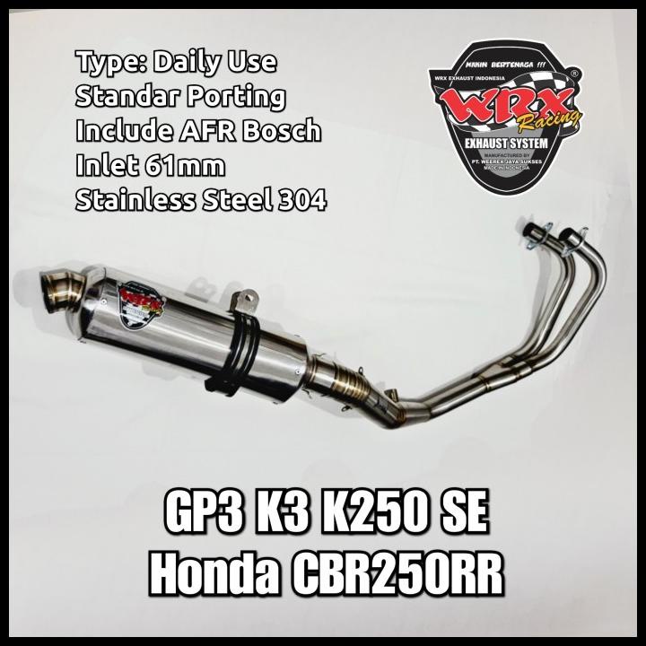 Knalpot Wrx Gp3 Ss K3 Se K250 Se Cbr250Rr