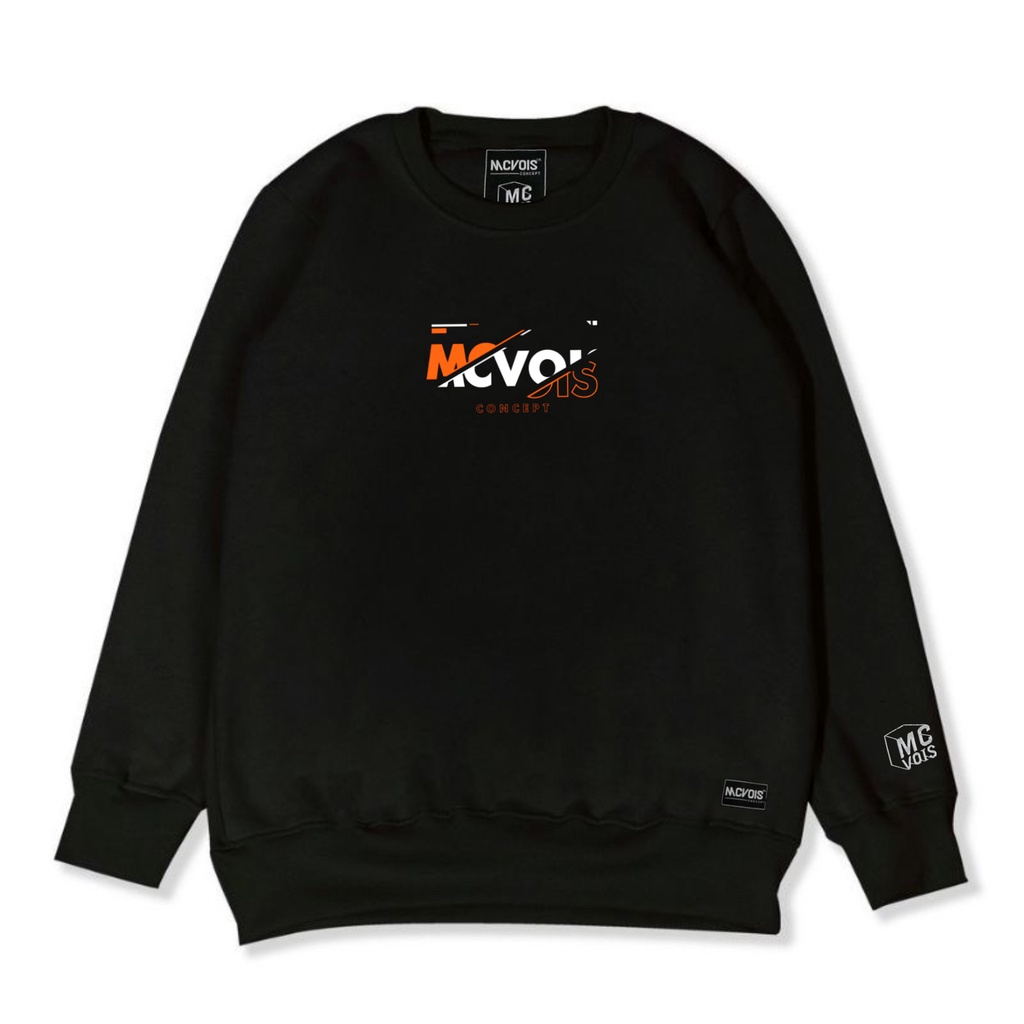 Mcvois Sweater Crewneck Bordir Pria Wanita Mc1 Premium Distro