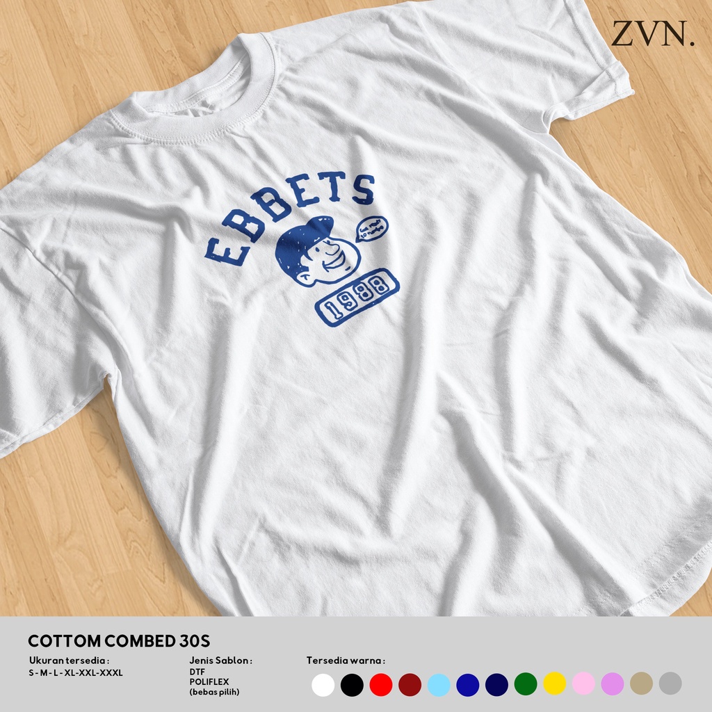 BAJU KAOS VINTAGE AESTHAETIC DISTRO EBBETS