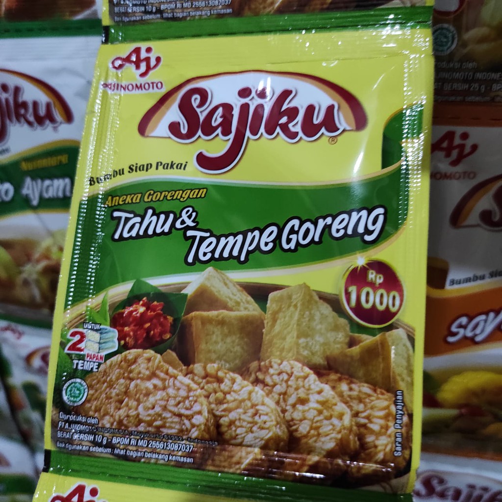 

SAJIKU Bumbu Siap Pakai Aneka Gorengan Tahu dan Tempe Goreng 10gr