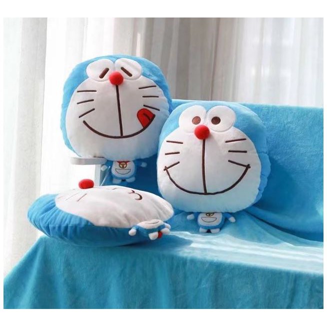 Bonmut Balmut Boneka Bantal Selimut Doraemon Disney Tsum Sanrio