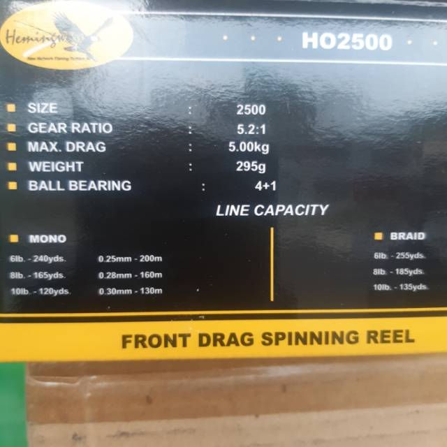 Reel hemingway 2500