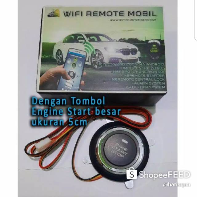 Alarm keyless mobil  wifi