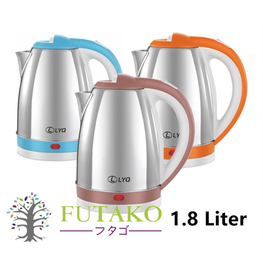 FUTAKO Teko listrik 2 L pemanas air/ kettle electric Lesindo kapasitas