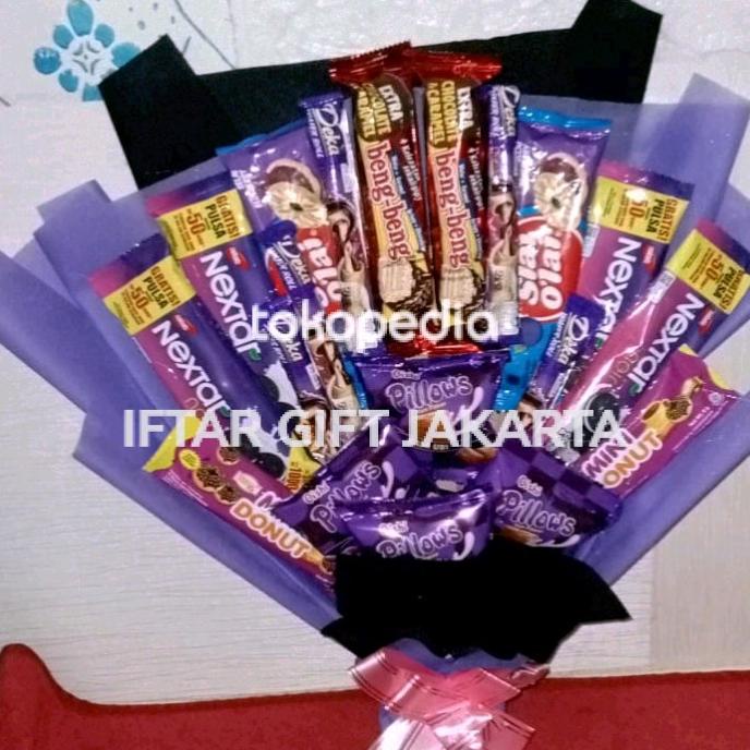 

Premium Product!!! Buket Snack / Bucket Wisuda / Bouquet Snack Murah / Buket Jajan - Paling Dicari