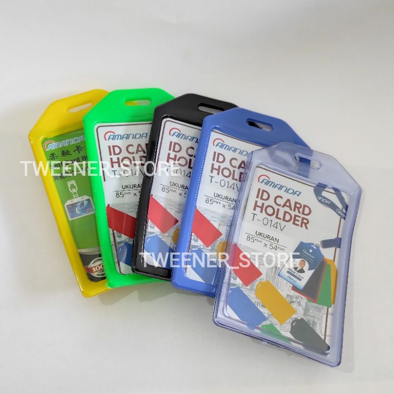 

Amanda ID Card Holder T-014V 54x85mm | Name Tag | Tempat Kartu ID
