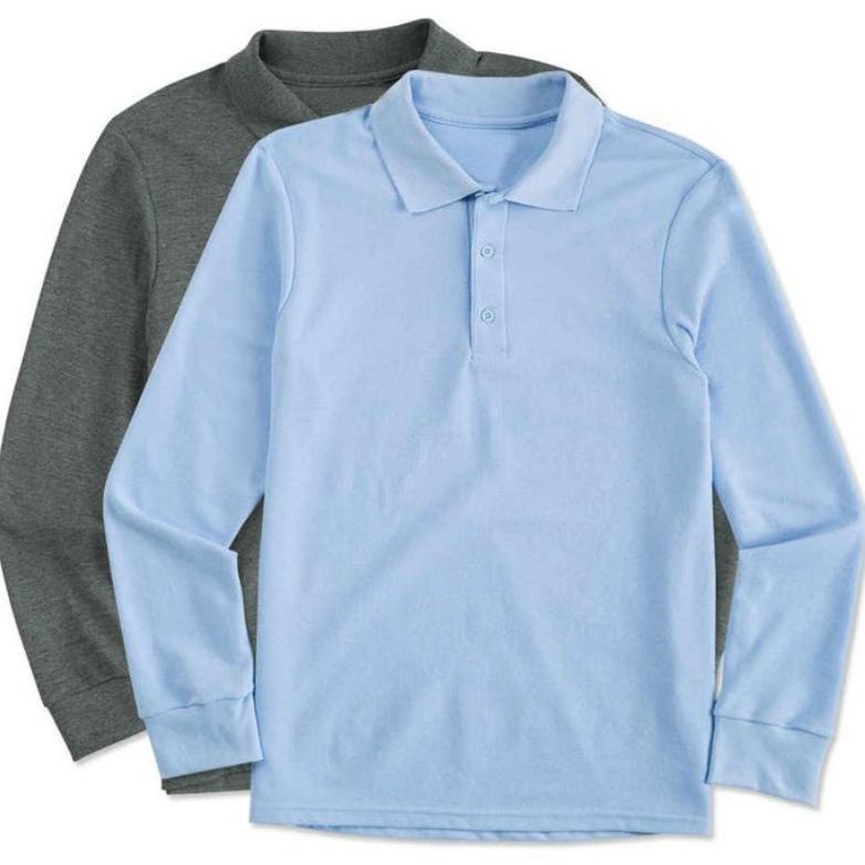 KAOS POLO LENGAN PANJANG - KAOS KERAH LENGAN PANJANG - POLO SHIRT LENGAN PANJANG - BAJU BERKERAH TER