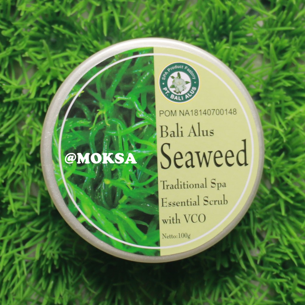 Seaweed Scrub Cream Bali Alus 100gr | Shopee Indonesia