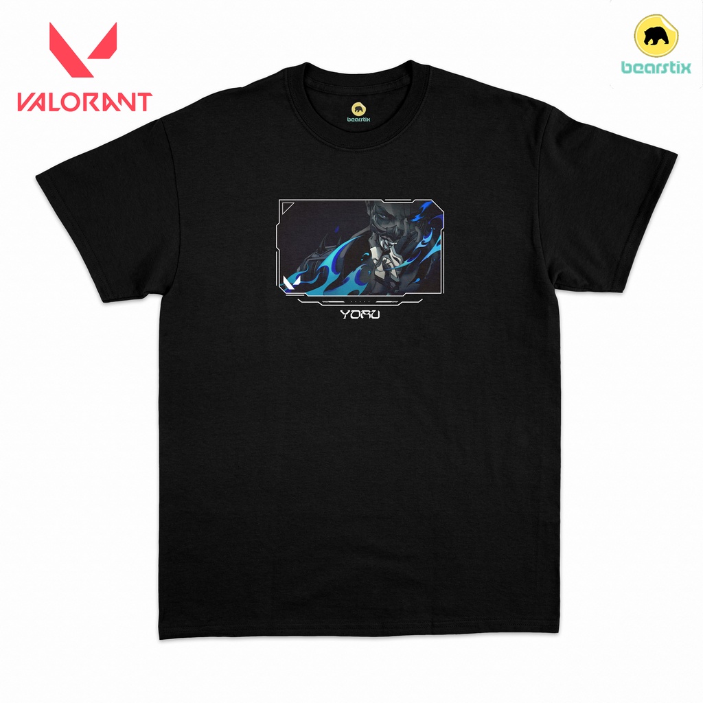 SHINZO - Tshirt Yoru - Kaos Streetwear - Baju Yoru Valorant - Tshirt Gamers