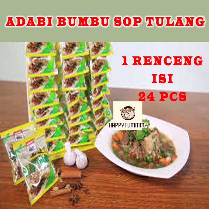 Jual 24 Pcs Adabi Bumbu Sop Tulang Sup Iga Isi 24 Bungkus Shopee