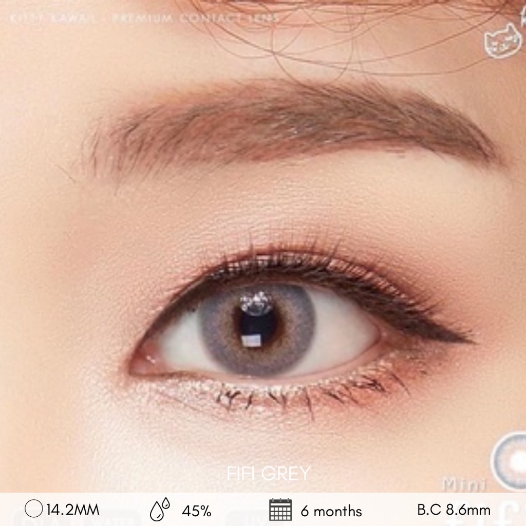 SOFTLENS MINI FIFI GREY / SOFTLENS MINUS / SOFTLENS KITTY KAWAII