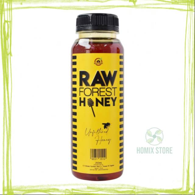 

MADU RAW FOREST RAW HONEY MADU ASLI MADU HUTAN ASLI 250ml