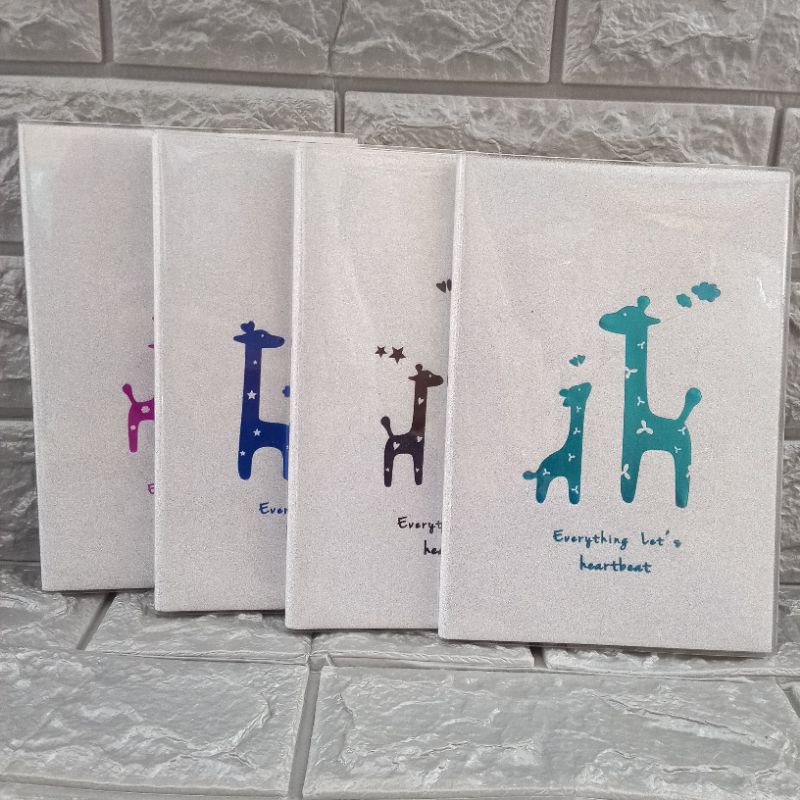 

Notebook Glitter/Buku Catatan Cover Glitter A5 (Giraffe)
