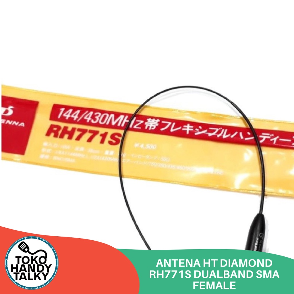 ANTENA HANDY TALKY DIAMOND RH771S DUALBAND SMA FEMALE NEW