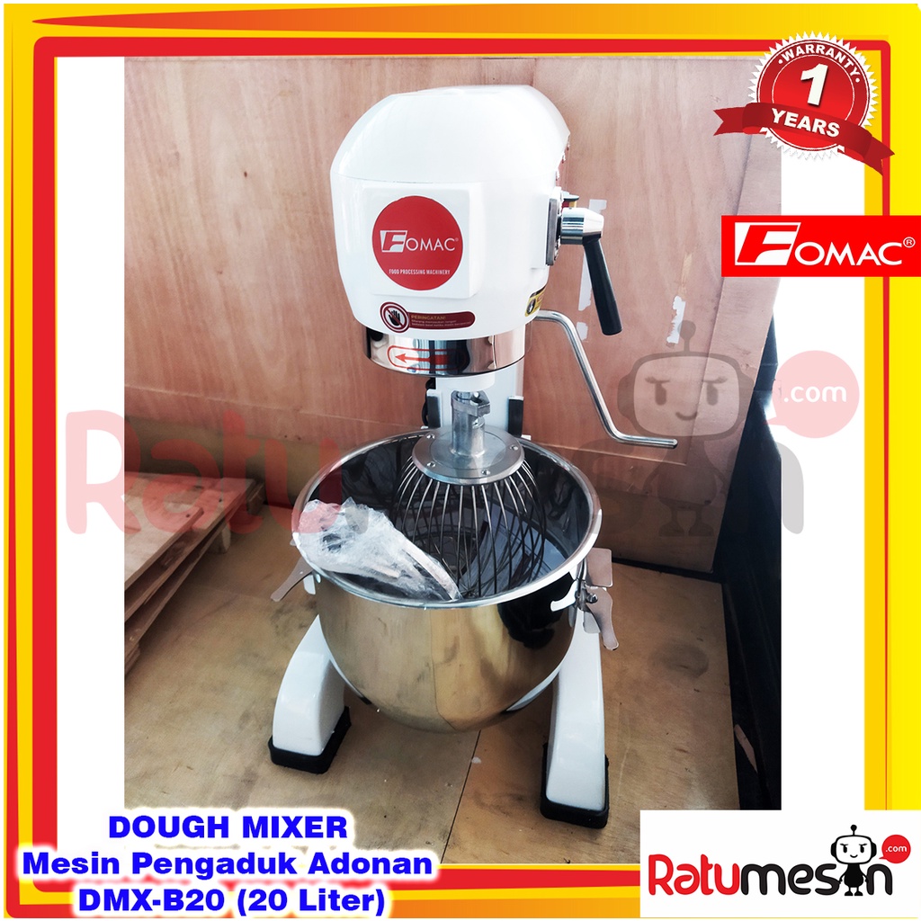 Planetary Mixer / Mesin Pengaduk Adonan 20 Liter DMX-B20 FOMAC