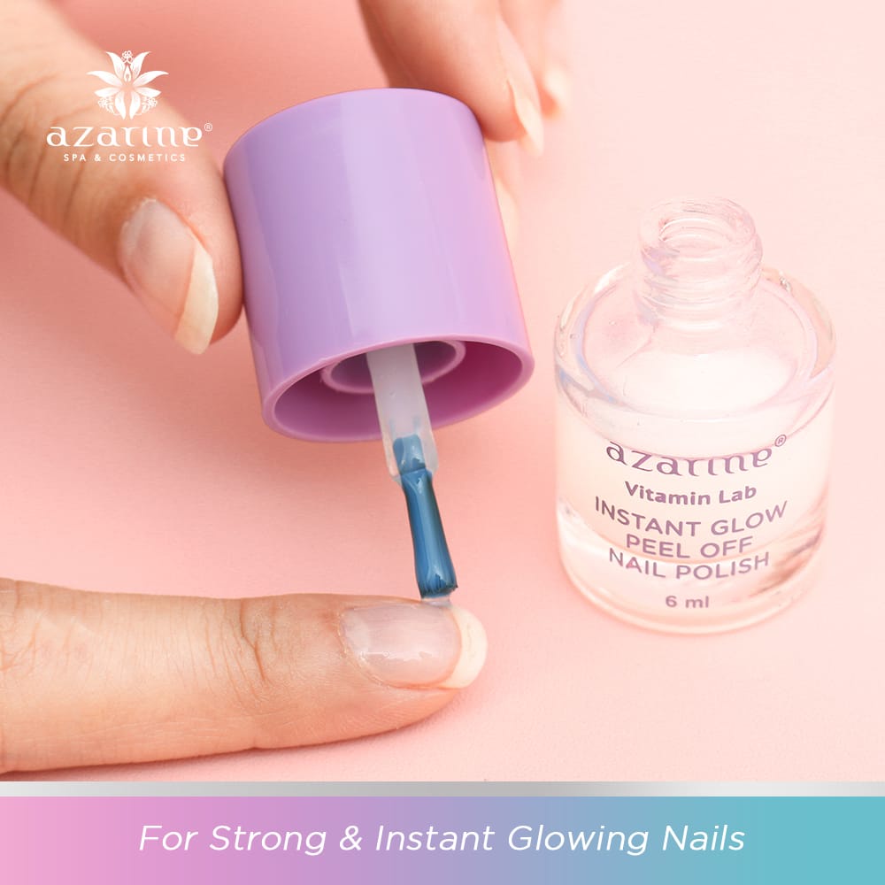 AZARINE Instant Glow Peel Off Nail Polish 6mL