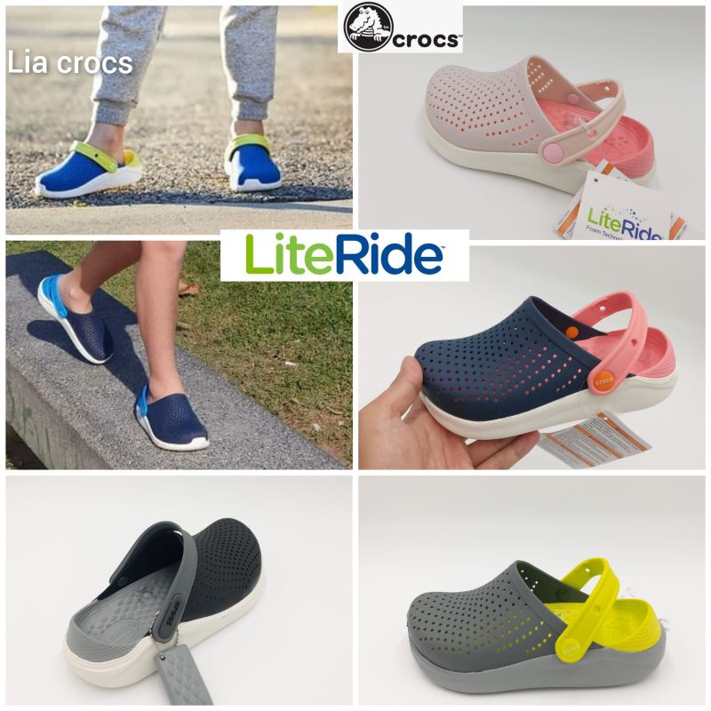 Crocs literide anak kids junior c8 - j1 j2 j2 / Crocs anak / Sendal anak crocs literide