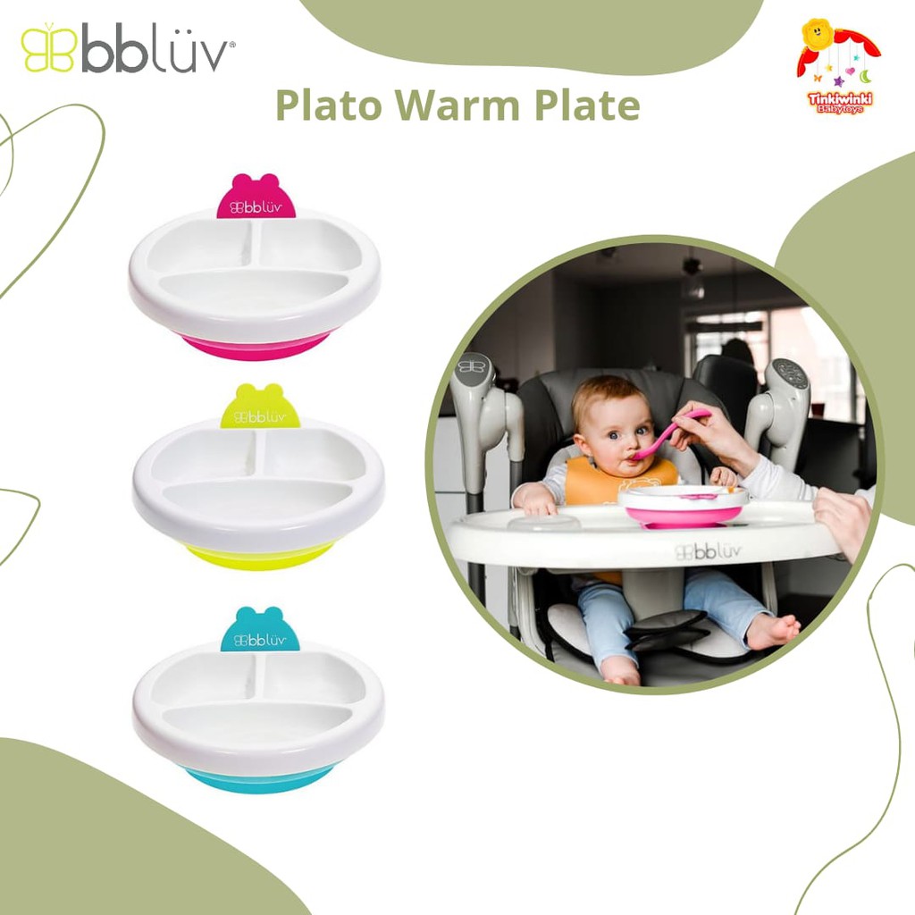 Bbluv - Plato Warm Plate alat makan bayi