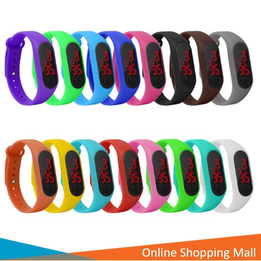 nyaman di tangan/ OSM - J169 Jam Tangan Band Watch / Jam Tangan LED / Arloji / Jam Tangan Unisex /