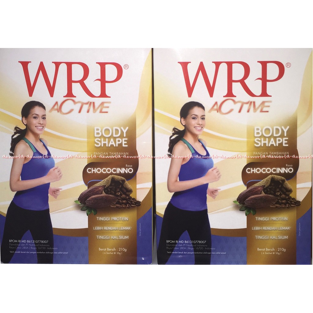 WRP Active Body Shap Chococinno Susu WRP 210gr Susu Diet Untuk Wrp Susu Rasa Coklat Choco Cino W R P