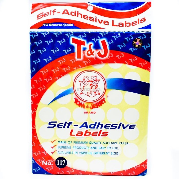 

LABEL STIKER TOM & JERRY NO.117