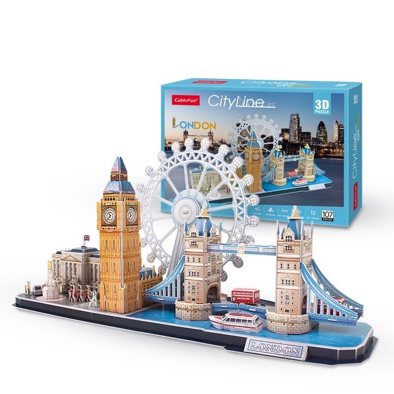 3D Puzzle CubicFun London Indonesia 