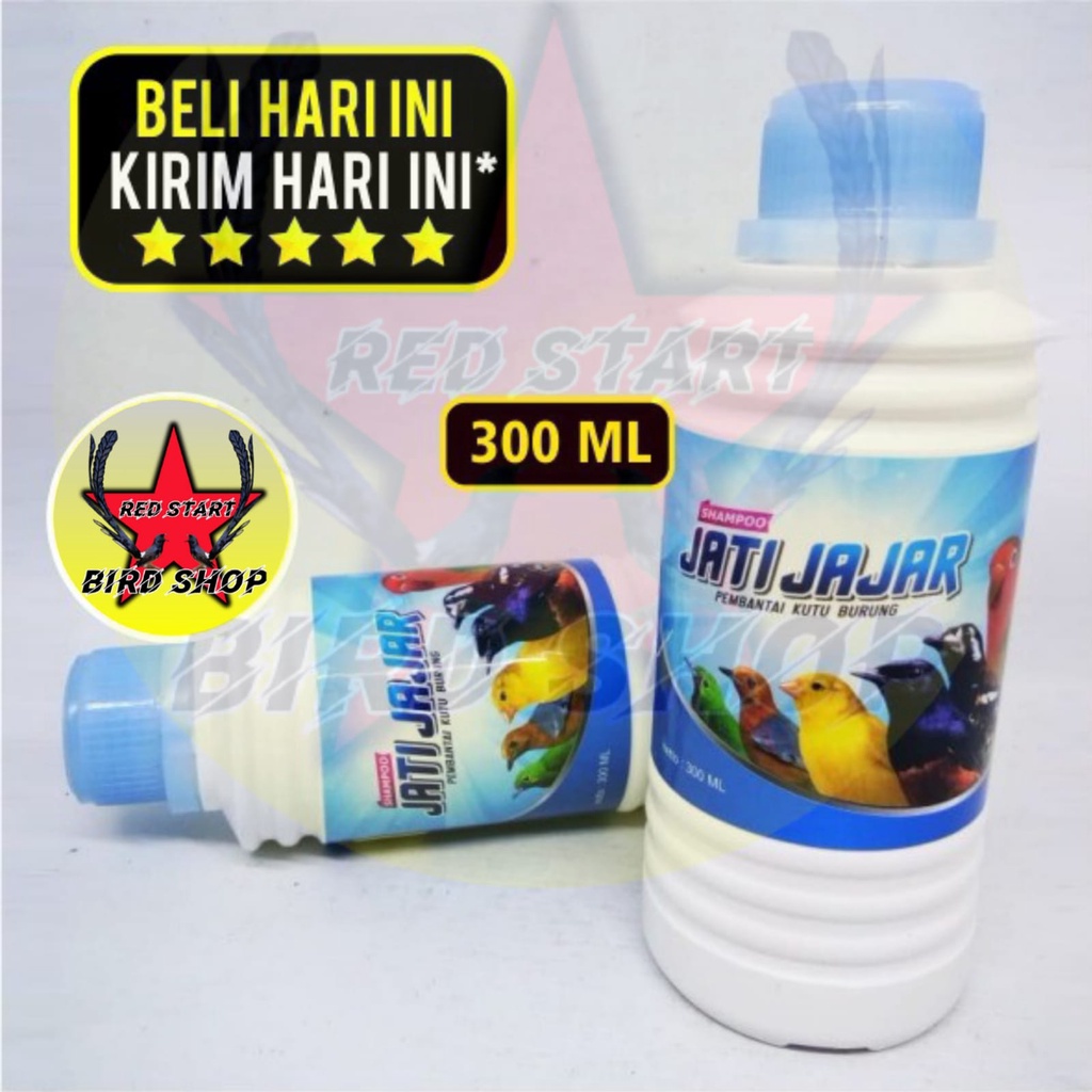 JATI JAJAR 300ML EBOD JAYA OBAT SHAMPO BURUNG PEMBASMI KUTU