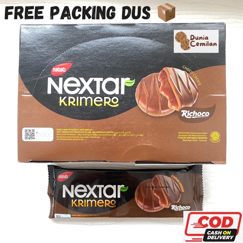 [TERMURAH!] Nextar Krimero 1 PAK isi 10x28gr - Biskuit Coklat Richberry Enak Murah