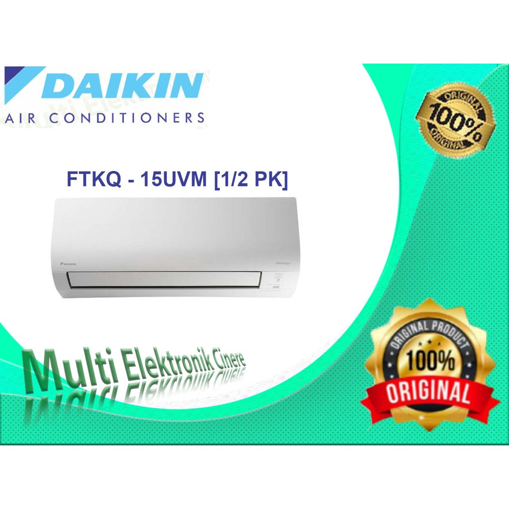 AC DAIKIN 1/2 PK inverter FTKQ 15 UVM THAILAND