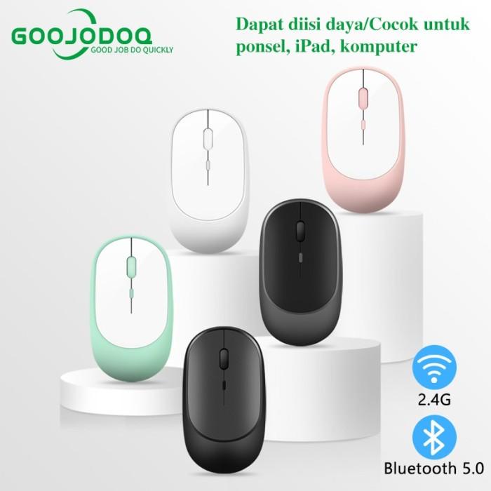 Goojodoq Bluetooth Mouse Wireless Silent Ultra Portable Rechargeable