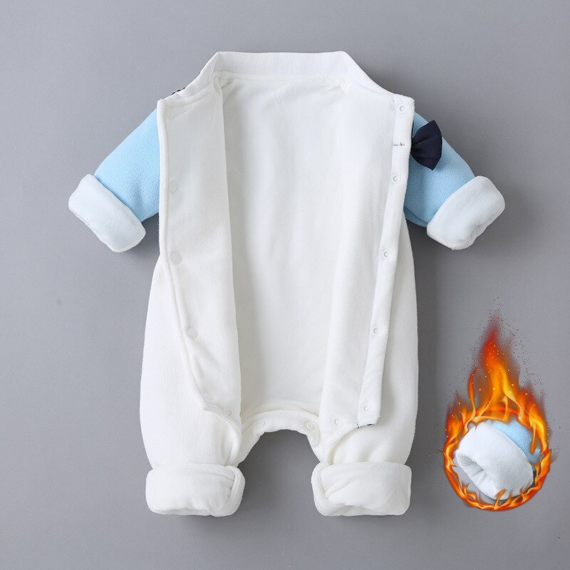 babylovanta - Baju Bayi Jumper Lengan Panjang import Korea TUXEDO CAPTAIN