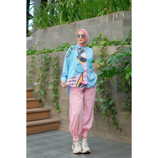 (READY) SETELAN KEMEJA MOLLY SET by MEERA