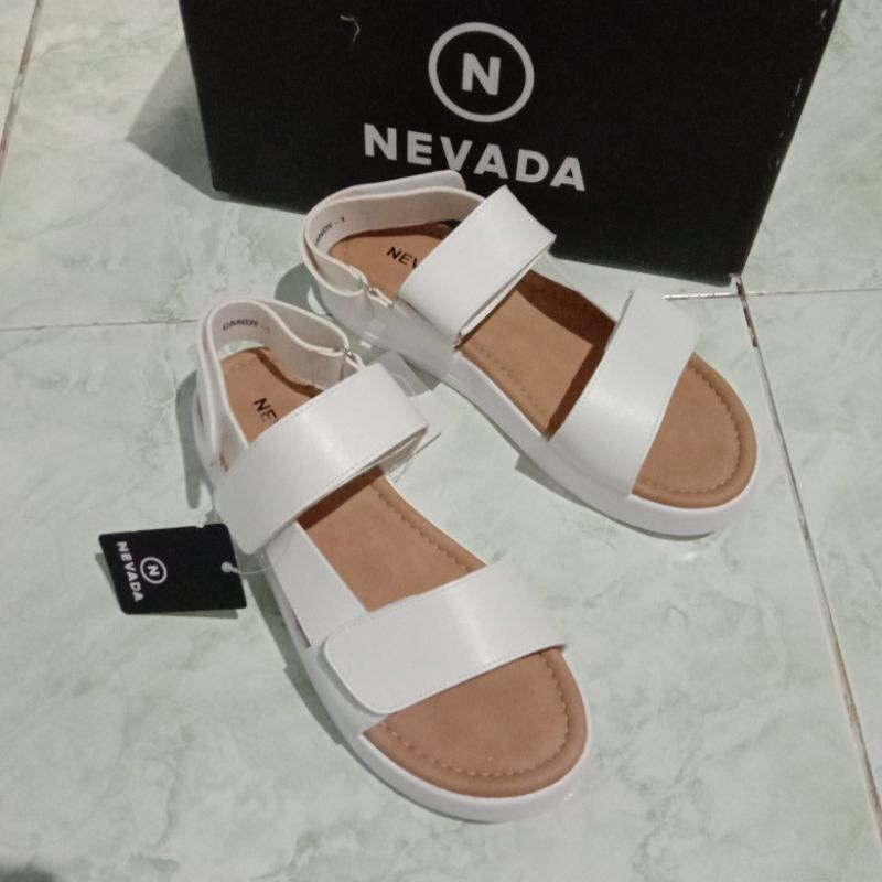 SEPATU SANDAL SEPATU NEVADA PUTIH 36 SANDAL MATAHARI ORI