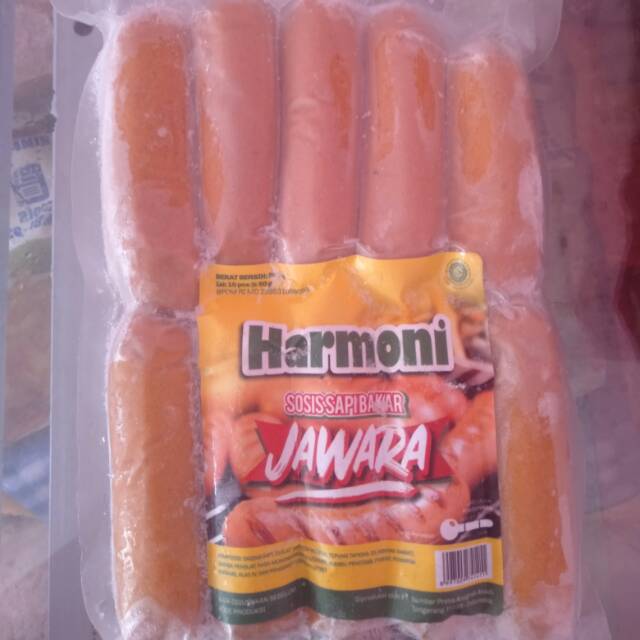 

HARMONI BRATWURST JAWARA/ SOSIS BAKAR BESAR 500GR (10pcs)
