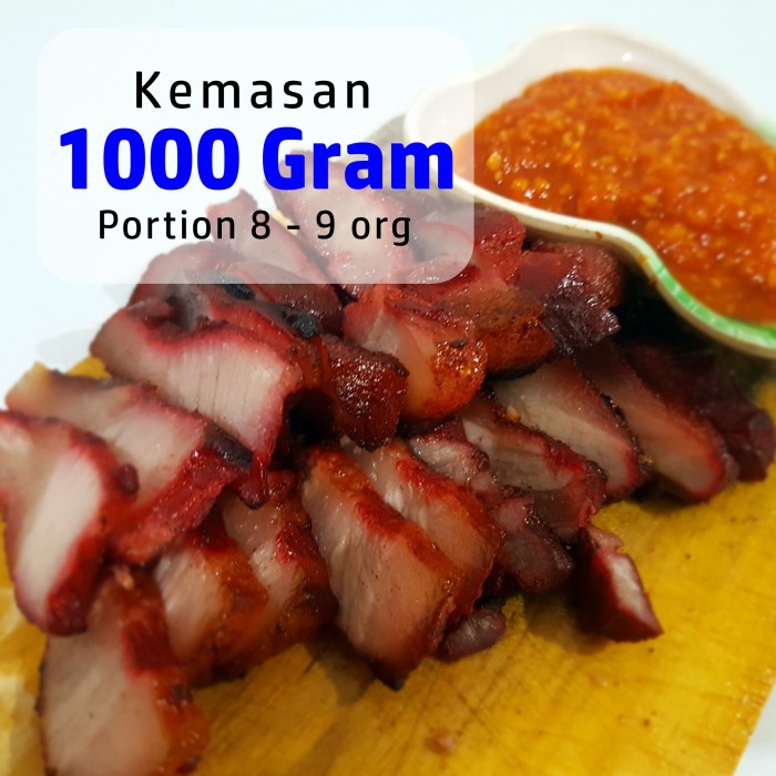 

Sedang discount Nyamnyam Kitchen - Babi Panggang Manis / Babi Merah (Kemasan 1 KG)
