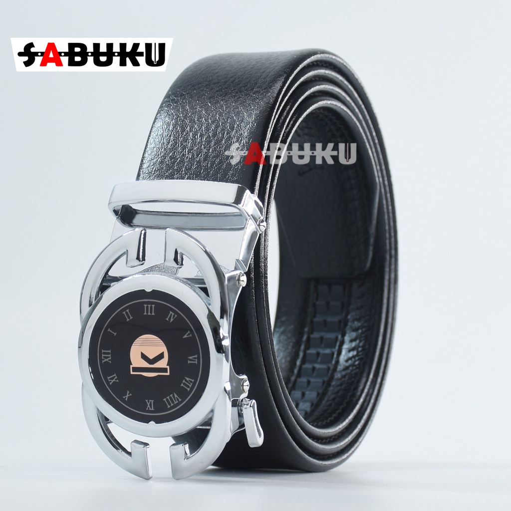 Ikat Pinggang Pria Model Rell Outo Lock Sabuk Rell Otomatis  Mewah Korea  - 064