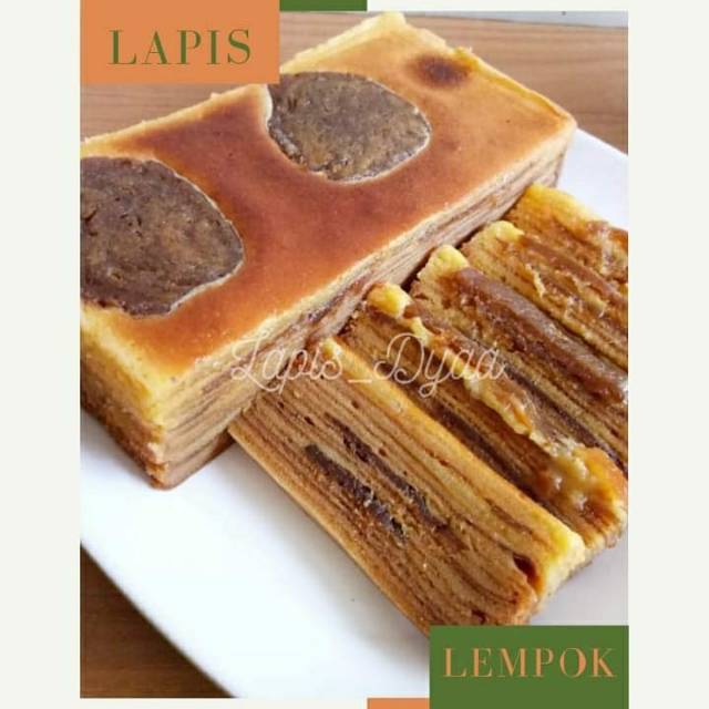 

Lapis legit lempok ukuran 15x15cm