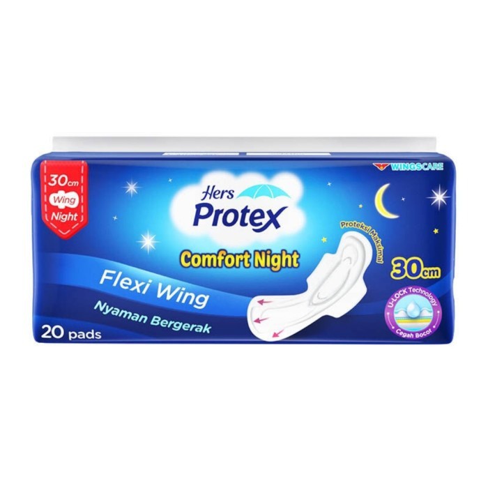 HERS PROTEX Maxi Wing Day &amp; Night Extra Soft ORIGINAL / Pembalut Wanita by AILIN