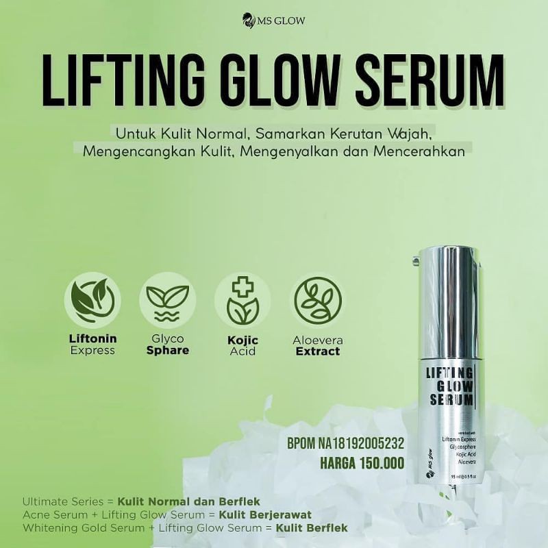 MS Glow Spesial COMBO SERUM - 2 item