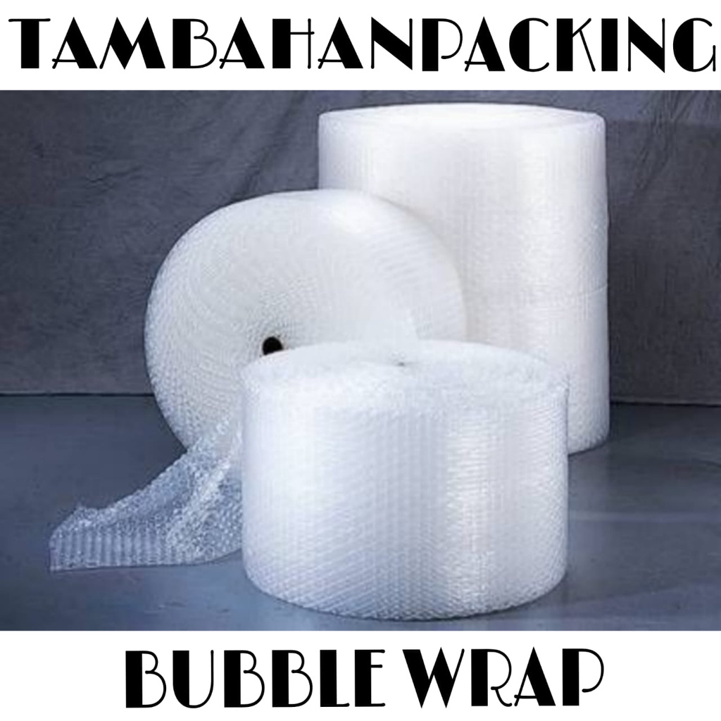 

TAMBAHAN PACKAGING BUBBLE WRAP DAN KARDUS