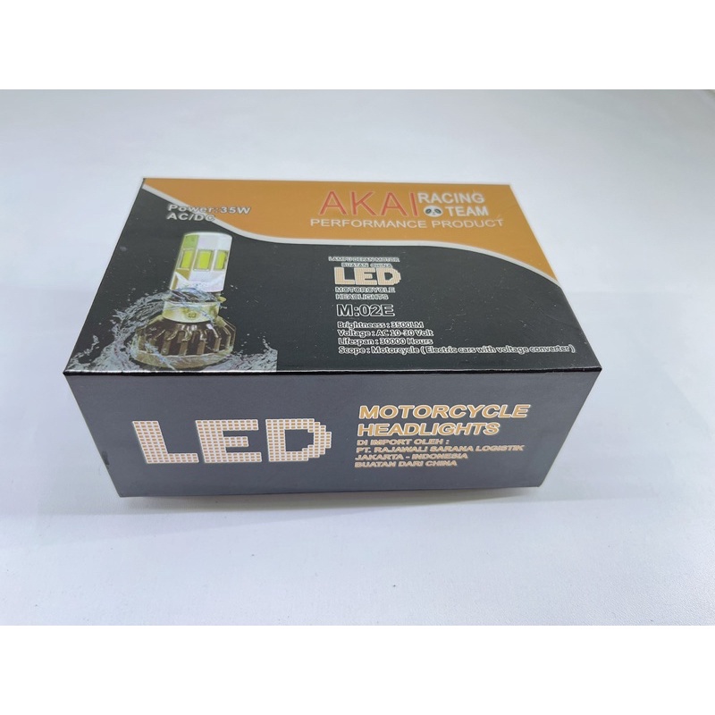 Lampu Depan Led 6 sisi Super Terang Rizoma Original 35W Support Ac/Dc Pengapian Motor Mj 86