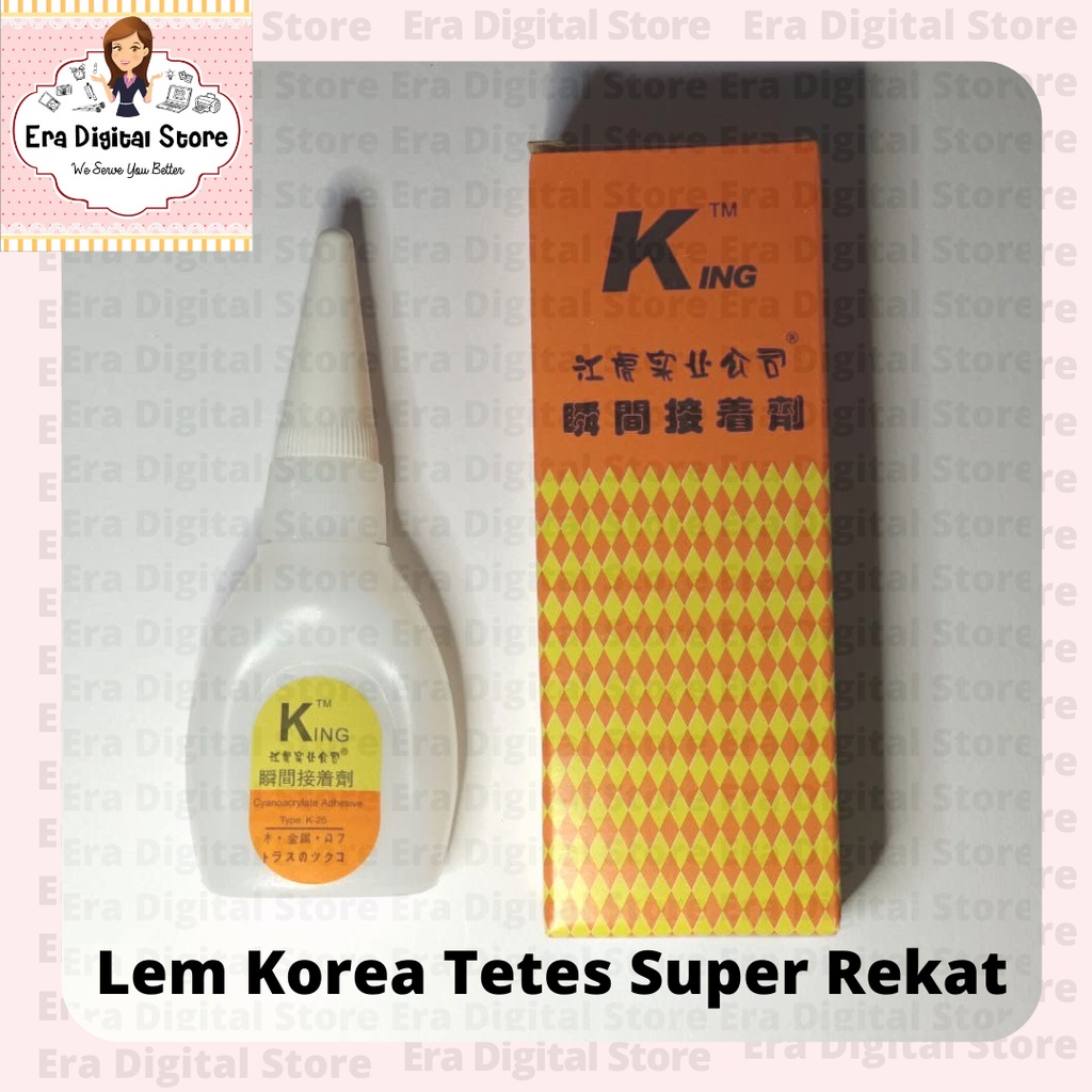 

Lem Super Rekat Korea Tetes