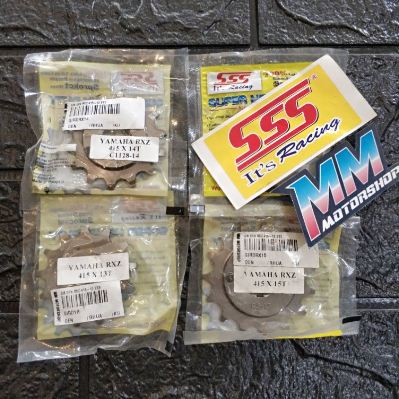 Gir Gear Depan Yamaha RX FIZ Vega JupiterZ Vixion 428 415 - 13 14 15 SSS TK
