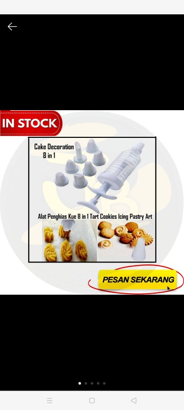 Alat Hias Kue 8 In 1 Suntikan Cake Decoration Peralatan Hias Kue Ulang Tahun