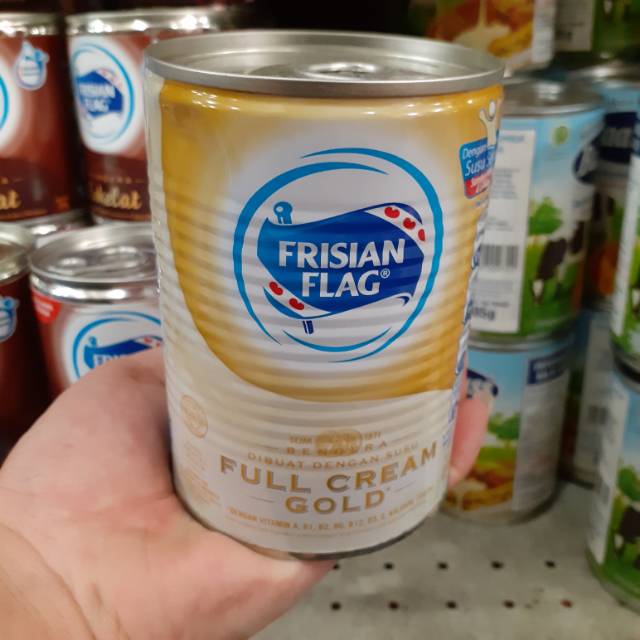 

Frisian Flag Full Cream Susu Kental Manis Full Cream Gold 490gr