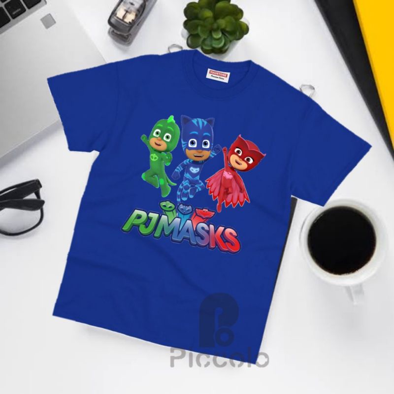 BAJU KAOS ANAK PJ MASK UNISEX BAHAN PREMIUM