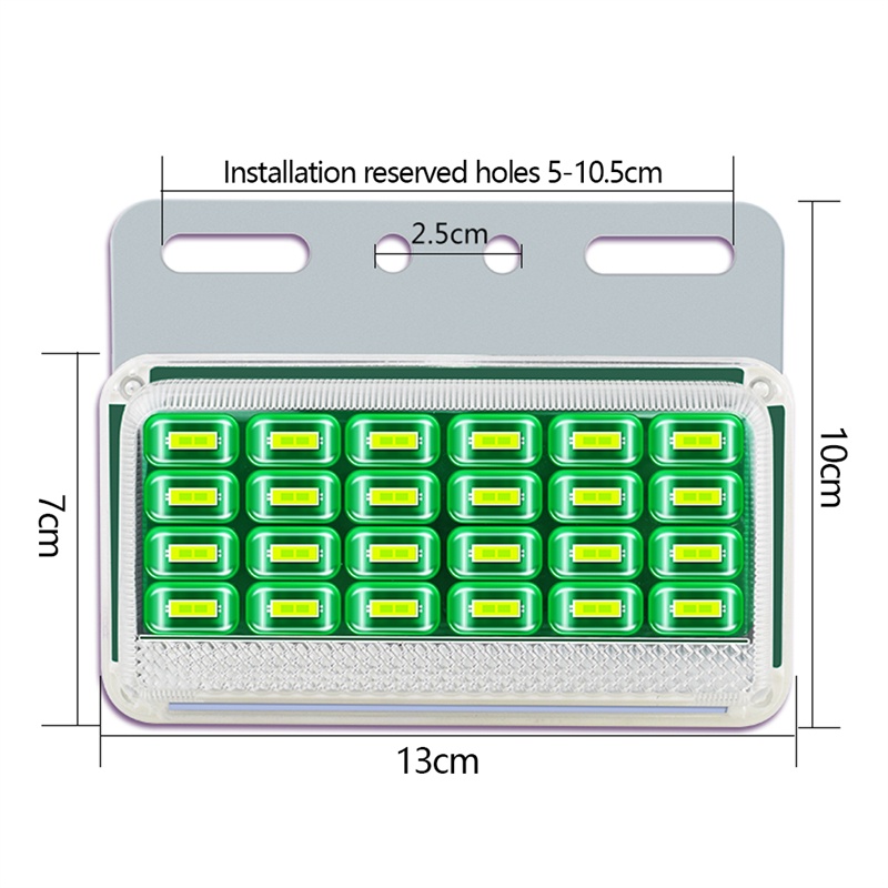 Tk Lampu Sein Samping 31-led 24v 9d Super Terang Anti Air Untuk Truk / Trailer Off-Road