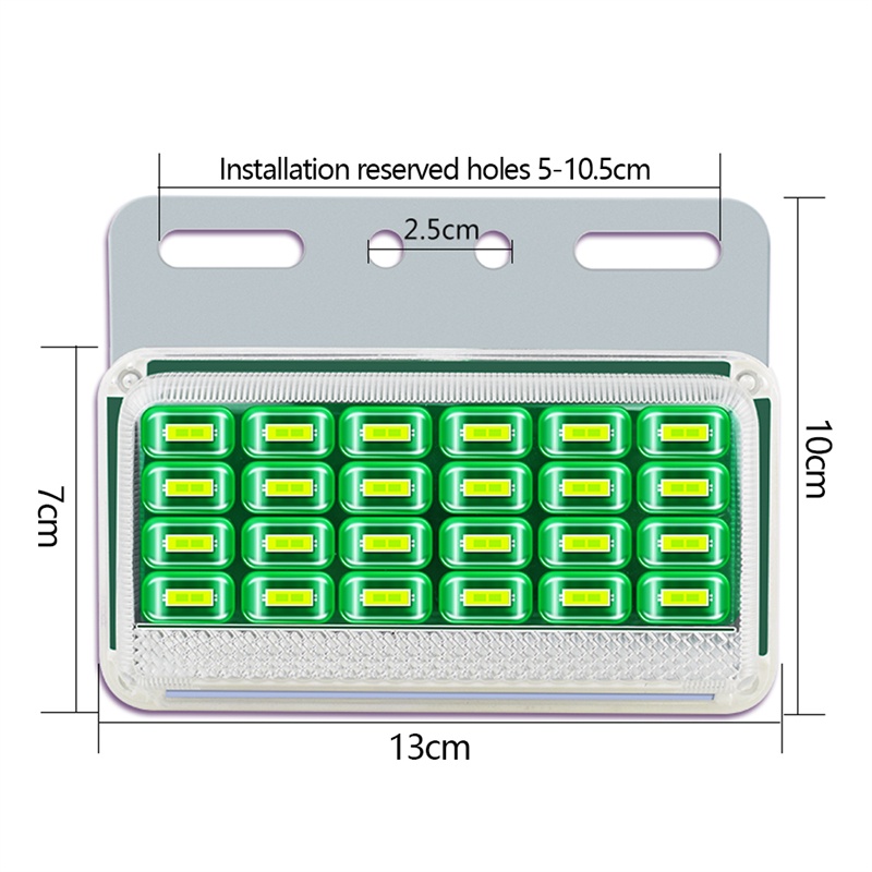 Tk Lampu Sein Samping 31-led 24v 9d Super Terang Anti Air Untuk Truk / Trailer Off-Road